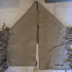 Burberry Frayed Edge Scarf